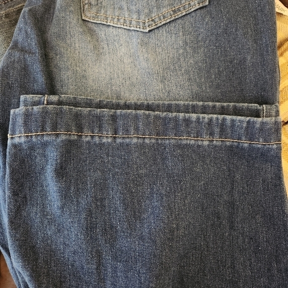 Shein Curve Curve Jeans Womens High Rise Wide Leg, sz 32 (0XL) - Picture 8 of 8